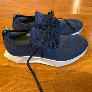 Navy blue allbirds sneakers